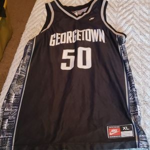 VINTAGE NIKE GEORGETOWN BASKETBALL JERSEY #50